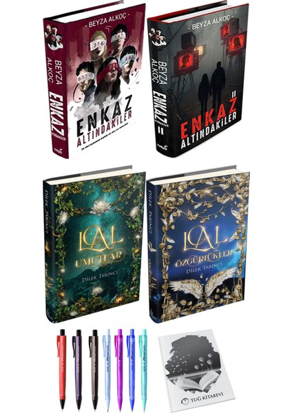 Lal Umutlar Lal Özgürlükler 2li Set (Ciltli) ve Enkaz Altındakiler 2li Set (Ciltli) Beyza Alkoç