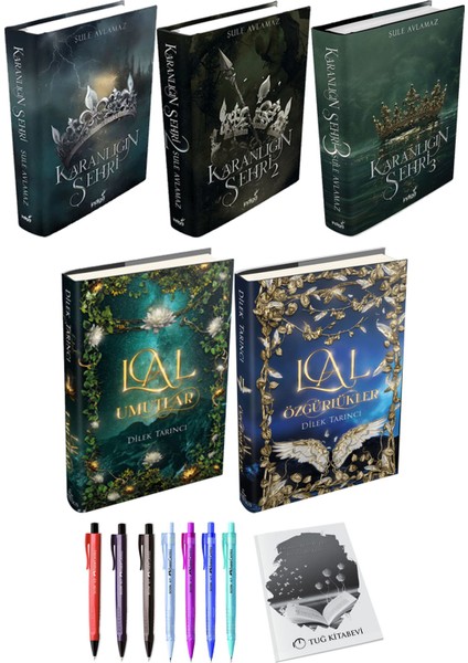 Lal Umutlar Lal Özgürlükler 2li Set (Ciltli) ve Karanlığın Şehri 3lü Set (Ciltli) Şule Avlamaz