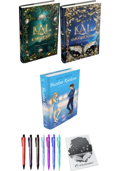 Lal Umutlar Lal Özgürlükler 2li Set (Ciltli) ve Buzdan Kıvılcım (Ciltli)