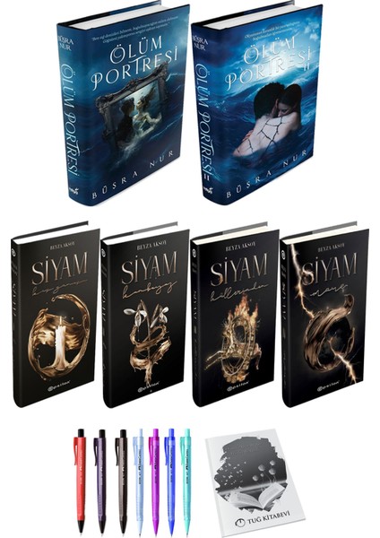 Siyam 4lü Set (Ciltli) ve Ölüm Portresi 2li Set (Ciltli) Büşra Nur