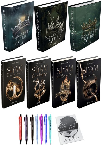Siyam 4lü Set (Ciltli) ve Karanlığın Şehri 3lü Set (Ciltli) Şule Avlamaz