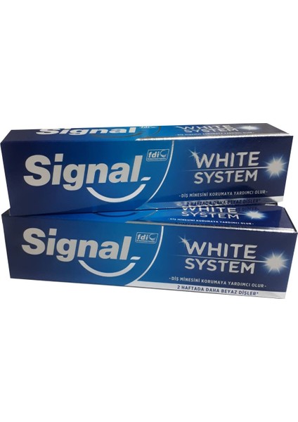 White System Diş Macunu 75 ml x 3 Adet