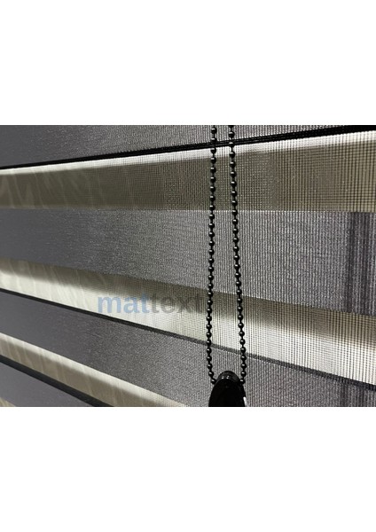 Antrasit Zebra Perde