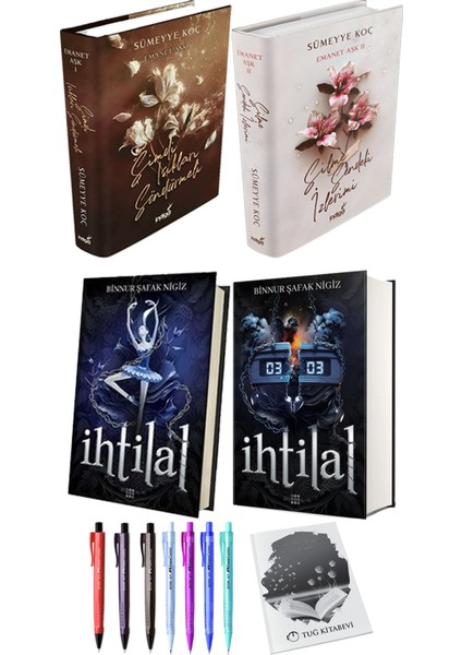 Ihtilal 2li Set (Ciltli) ve Emanet Aşk 2li Set (Ciltli) Sümeyye Koç