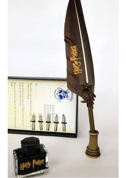 Özel Harry Potter Divit Kalemli Özel Tasarım Konspet Hediyelik Set