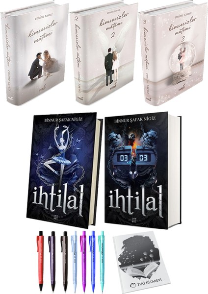 Ihtilal 2li Set (Ciltli) ve Kimsesizler Matemi 3lü Set (Ciltli) Emine Tavuz