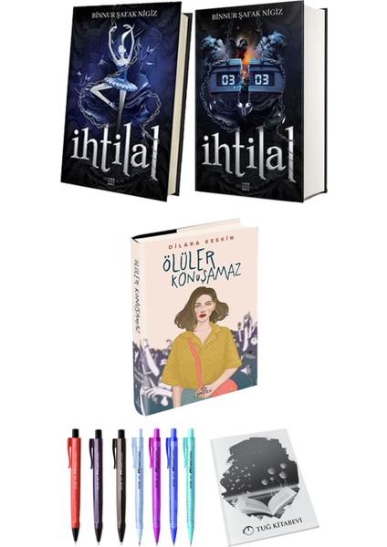 Ihtilal 2li Set (Ciltli) ve Ölüler Konuşamaz (Ciltli) Dilara Keskin