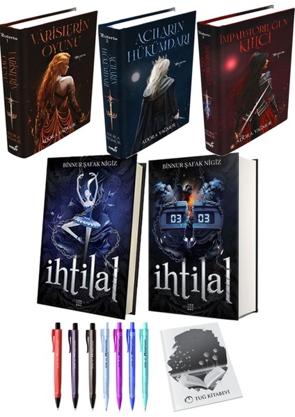 Ihtilal 2li Set (Ciltli) ve Varislerin Oyunu Acıların Hükümdarı Imparatorluğun Kılıcı (Ciltli)