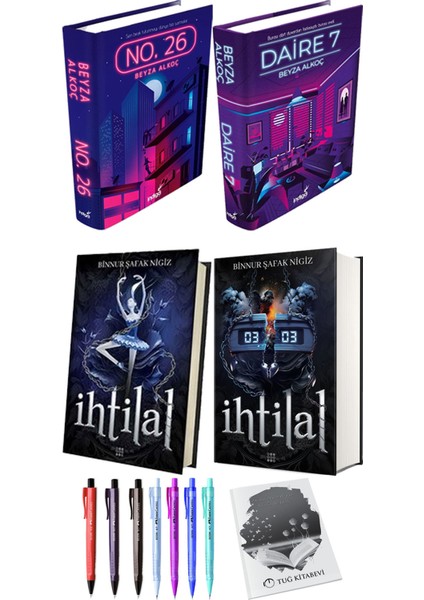 Ihtilal 2li Set (Ciltli) ve No. 26 Daire 7 (Ciltli) Beyza Alkoç