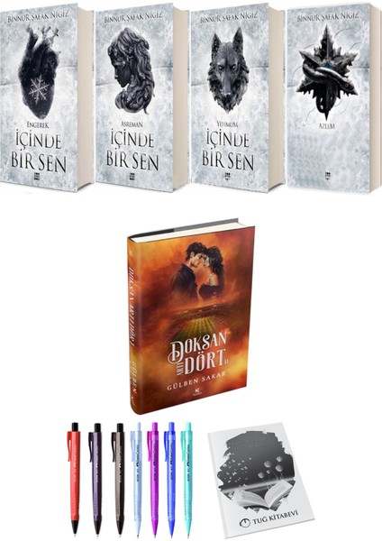 Içinde Bir Sen 4lü Set (Ciltli) ve Doksan Artı Dört 2 (Ciltli) Gülben Sakar