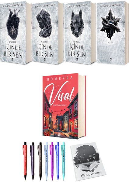 Içinde Bir Sen 4lü Set (Ciltli) ve Visal Ahu Döngüsü (Ciltli) Hümeyra