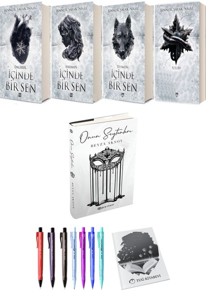 Içinde Bir Sen 4lü Set (Ciltli) ve Onun Şeytanları (Ciltli) Beyza Aksoy