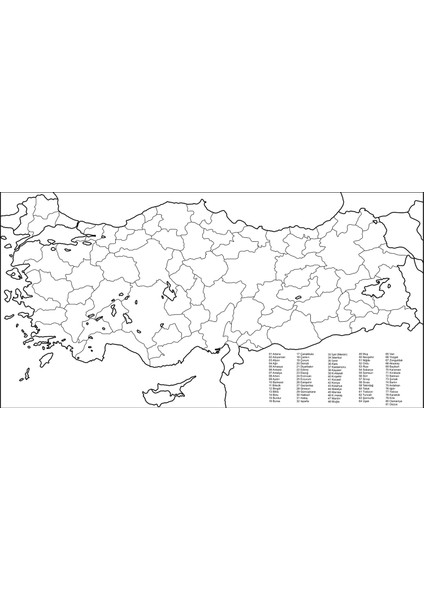 Statik Kağıt Renksiz Türkiye Dünya Harita Seti 56 cm x 110 cm 13