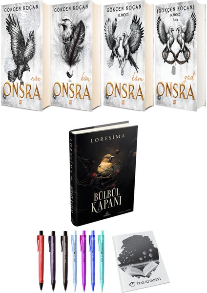 Onsra Nar Hun Kam Yad 4lü Set (Ciltli) ve Bülbül Kapanı 1 (Ciltli) Loresima