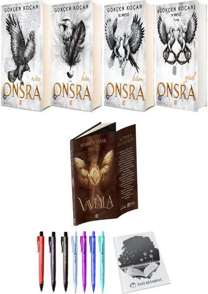 Onsra Nar Hun Kam Yad 4lü Set (Ciltli) ve Vaveyla (Ciltli) Binnur Şafak Nigiz