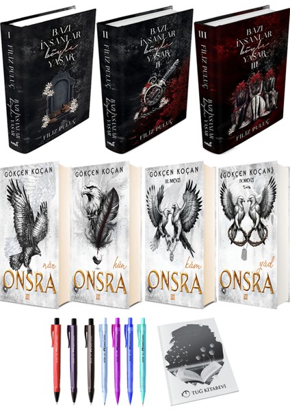 Onsra Nar Hun Kam Yad 4lü Set (Ciltli) ve Bazı Insanlar Böyle Yaşar 3lü Set (Ciltli)