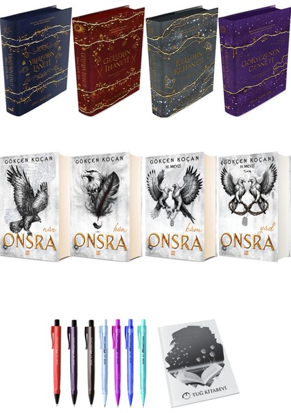 Onsra Nar Hun Kam Yad 4lü Set (Ciltli) ve Yıldızların Laneti Güllerin Küllerin Gökyüzünün