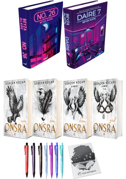 Onsra Nar Hun Kam Yad 4lü Set (Ciltli) ve No. 26 Daire 7 (Ciltli) Beyza Alkoç