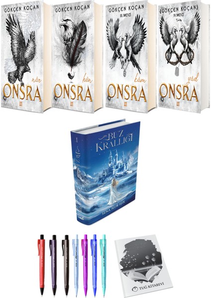 Onsra Nar Hun Kam Yad 4lü Set (Ciltli) ve Buz Krallığı (Ciltli) Sena Nur Işık