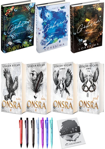 Onsra Nar Hun Kam Yad 4lü Set (Ciltli) ve Gökçen 3lü Set (Ciltli) Loresima
