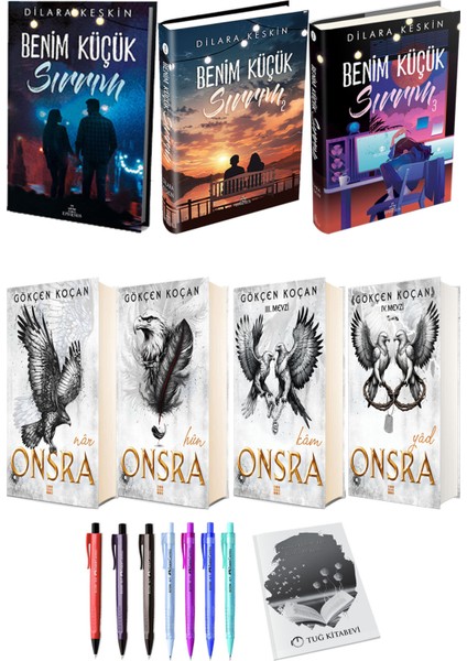 Onsra Nar Hun Kam Yad 4lü Set (Ciltli) ve Benim Küçük Sırrım 3lü Set (Ciltli) Dilara Keskin