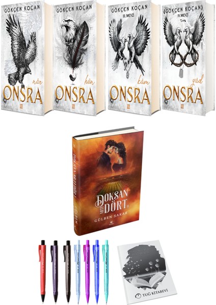 Onsra Nar Hun Kam Yad 4lü Set (Ciltli) ve Doksan Artı Dört 2 (Ciltli) Gülben Sakar