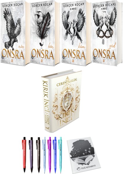 Onsra Nar Hun Kam Yad 4lü Set (Ciltli) ve Kırık Inci (Ciltli) Beyza Alkoç