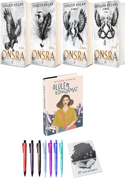 Onsra Nar Hun Kam Yad 4lü Set (Ciltli) ve Ölüler Konuşamaz (Ciltli) Dilara Keskin