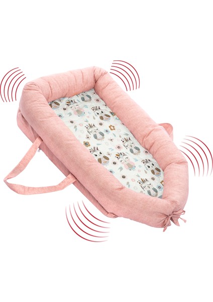 Relax Pink Bebek Reflü Yatağı