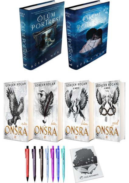 Onsra Nar Hun Kam Yad 4lü Set (Ciltli) ve Ölüm Portresi 2li Set (Ciltli) Büşra Nur