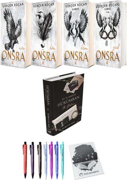 Onsra Nar Hun Kam Yad 4lü Set (Ciltli) ve Hükümran (Ciltli) Sümeyye Koç