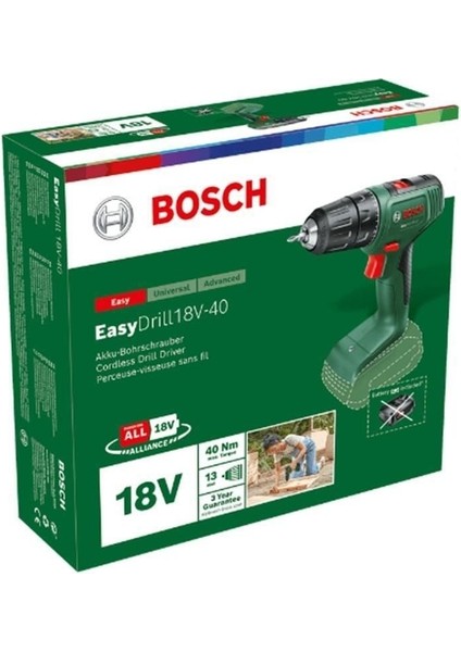 Easydrill 18V-40 (Cartonbox, Solo) fiyatları