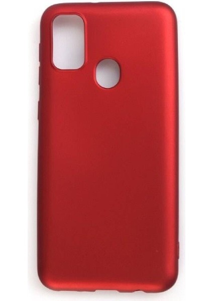 Samsung Galaxy M21 Silikon Kılıf Bordo