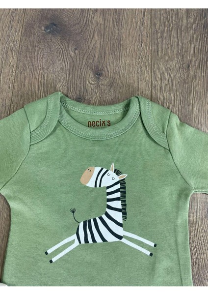 Yenidoğan Organik Pamuk Erkek Bebek 3lü Zıbın Çıtçıtlı Badi Set fırsatları