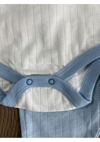 Fil Figürlü Şeritli Alttan Çıtçıtlı Badi Erkek Bebek Takım indirimleri