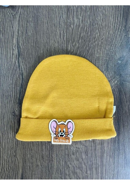 Hello Friends Alttan Çıtçıtlı Bereli Unisex 3lü Bebek Takım indirimleri