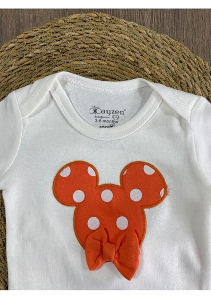 Puantiyeli Fiyonklu Bereli Alttan Çıtçıtlı Kız Bebek Takım fiyatları