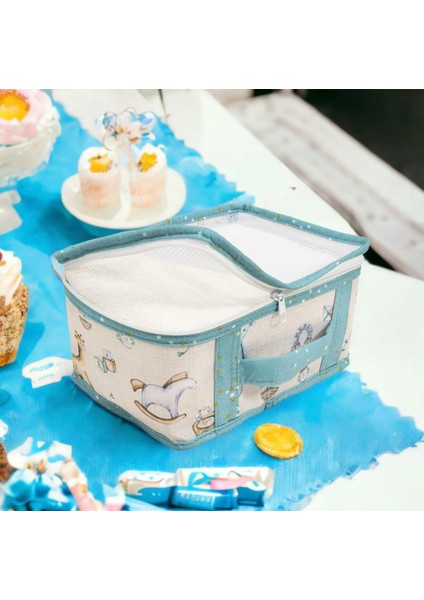 Anne Bebek 6'lı Seyahat Seti,bavul Organizer,düzenleyici Mavi Renk fırsatları