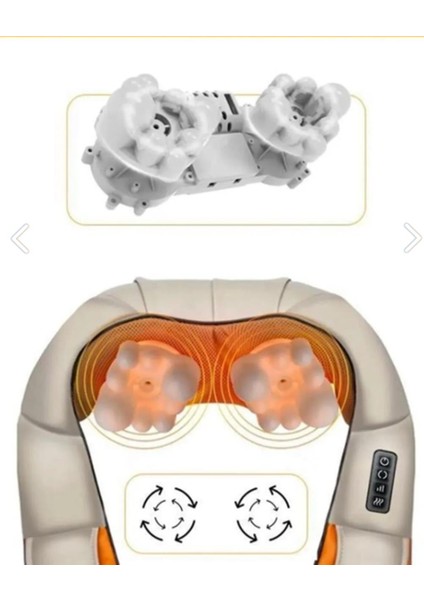 Ovmalı Isıtmalı Boyun Sırtbel Omuz Cihazı Bacak Masaj Aleti Cihazı