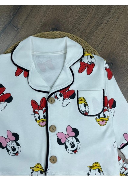 Kruvaze Yaka Organik Kumaş Pijama Takımı fiyatları