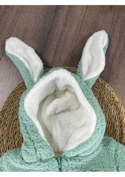 Çift Kat Wellsoft Kürklü Tavşan Kulak Unisex Kışlık Bebek Tulum fiyatları