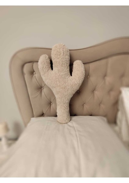 Pufftable Peluş Kaktüs Yastık Dekoratif Kırlent Iç Dolgulu Teddy Kumaş Büyük Boy fırsatları