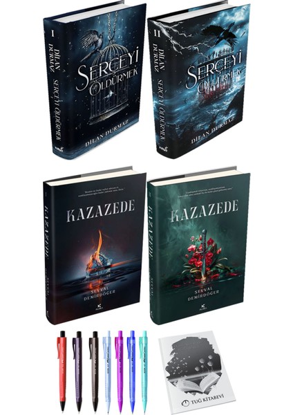 Kazazede 2li Set (Ciltli) ve Serçeyi Öldürmek 2li Set (Ciltli) Dilan Durmaz