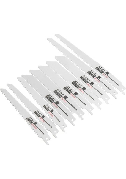 Tilki Kuyruğu Bıçakları 10LU Black Tools Ahşap ve Metal Testere Bıçakları