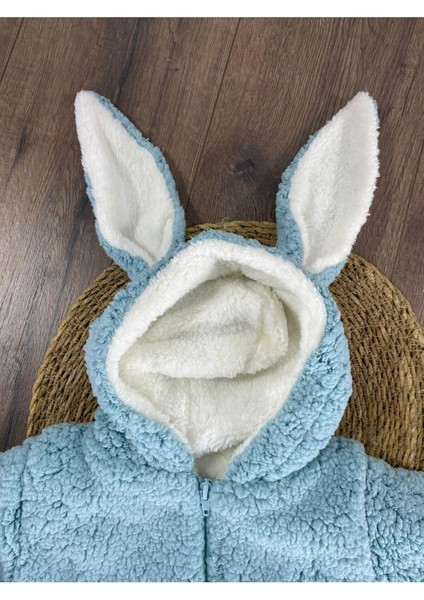 Çift Kat Wellsoft Kürklü Tavşan Kulak Unisex Kışlık Bebek Tulum fiyatları