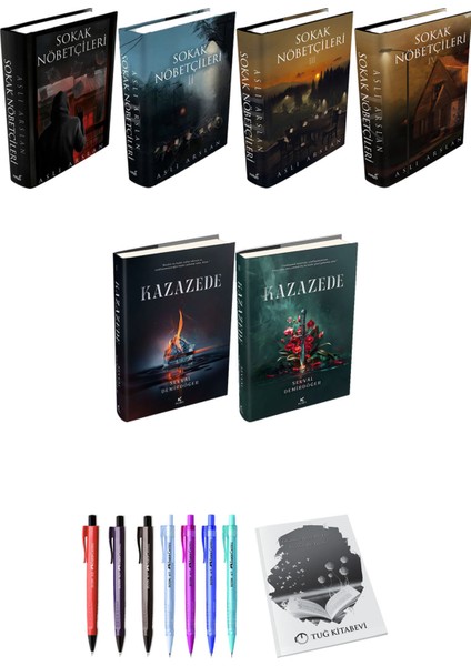 Kazazede 2li Set (Ciltli) ve Sokak Nöbetçileri 4lü Set (Ciltli) Aslı Arslan