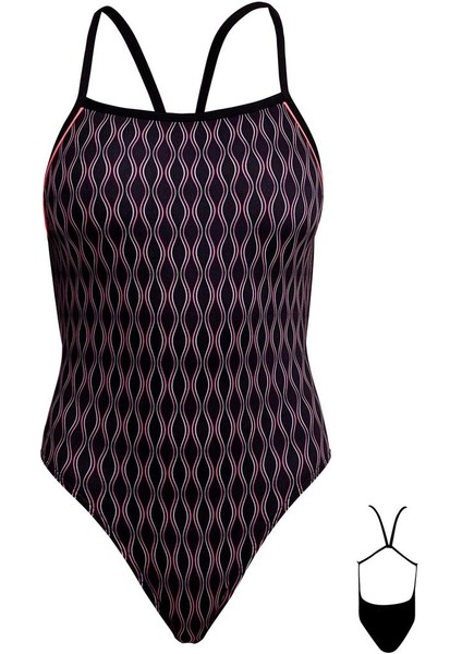 Ss Curvy Queen Kadın Yüzme Mayosu - Ince Askılı, Klor Dirençli, Ekolojik Tasarım