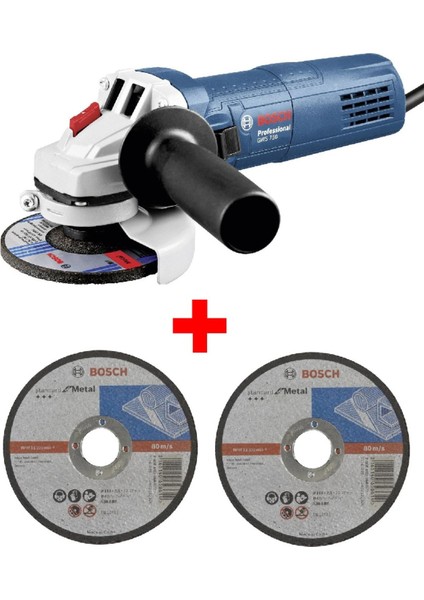 Bosch Professional GWS 750-115 mm Avuç Taşlama Makinesi - 0601394000