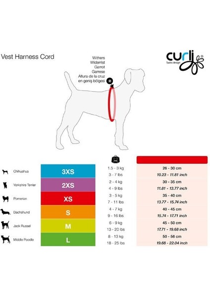 Cord Vest Köpek Göğüs Tasması Tan Xxxsmall 26-30 cm