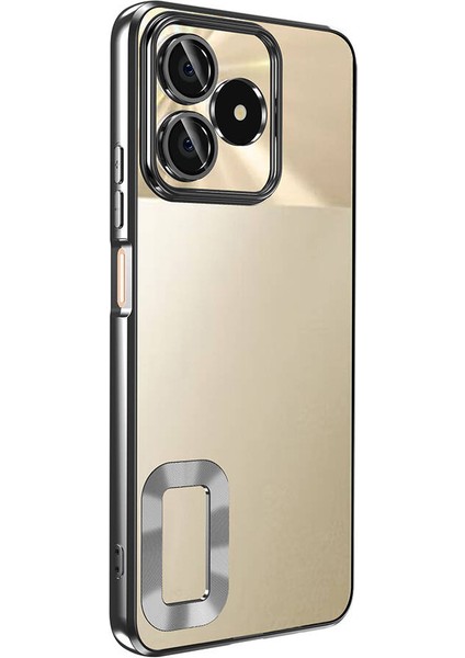Realme Note 50 Kılıf Kamera Korumalı Logo Gösteren Omega Kapak modelleri